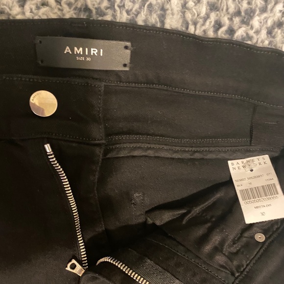 AMIRI RARE all black NWT skinny jeans NWT rare w30 - Picture 10 of 15